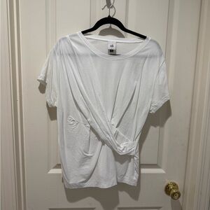 CAbi White Short Sleeve Women's Top